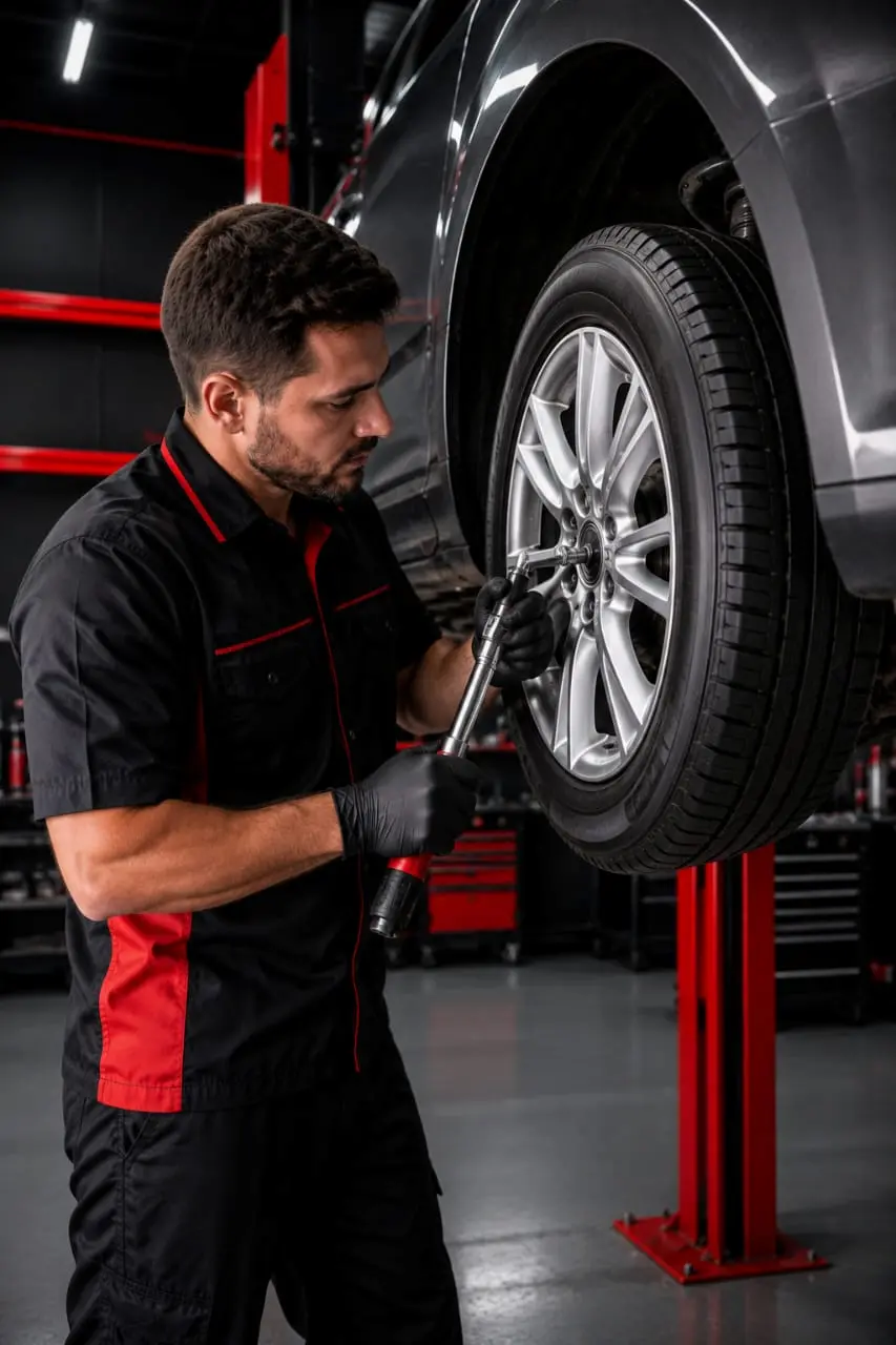 Troca de pneu novo rpm mecanica angra dos reis